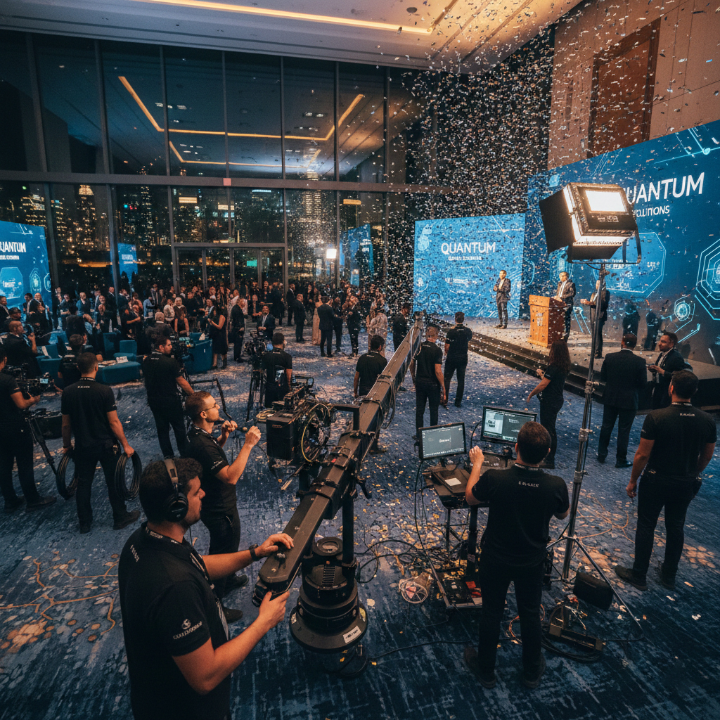 Corporate photography and videography services UAE for luxury business events.