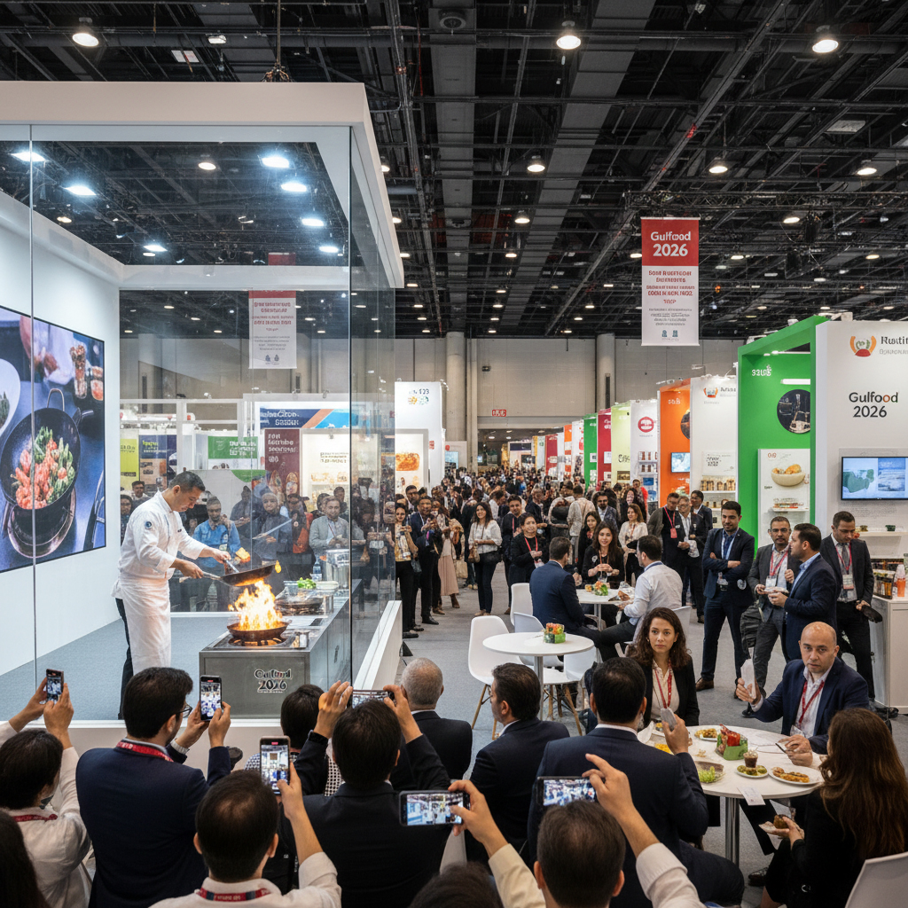 Gulfood 2026 media coverage by professional event photographers and videographers.