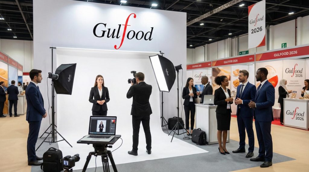 On-site corporate headshots at Gulfood 2026 Dubai